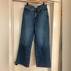 Wide leg Blue Women's Jeans